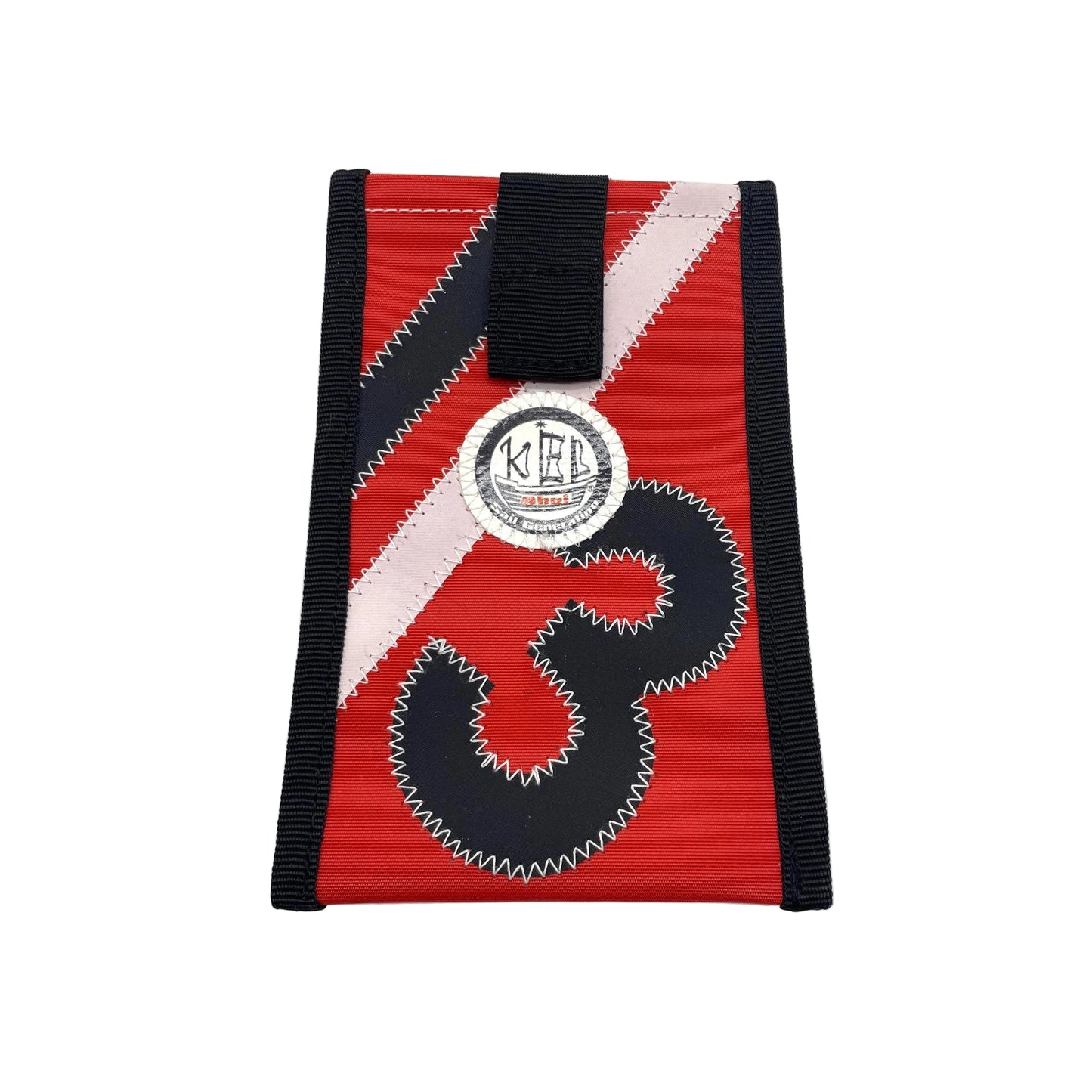 #Handyhülle S aus Segeltuch in Rot.