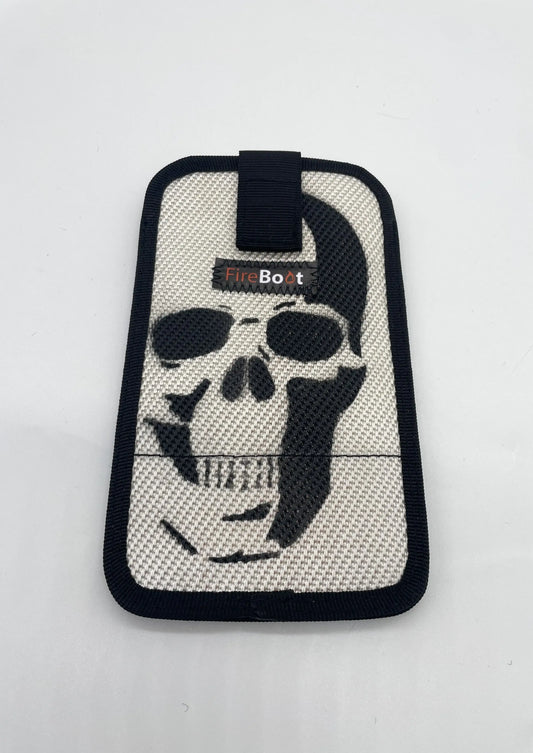 Handyhülle L Hell/Totenkopf