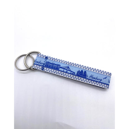 #Schlüsselanhänger - Webband- Segeltuch